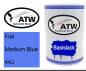 Preview: Fiat, Medium Blue, 44J: 500ml Lackdose, von ATW Autoteile West.